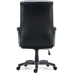 Quill Brand® Lockland Bonded Leather Big & Tall Managers Chair, Black (53235) 5 Quill Brand® Lockland Bonded Leather Big & Tall Managers Chair, Black (53235) -Home furniture s1127340 s7