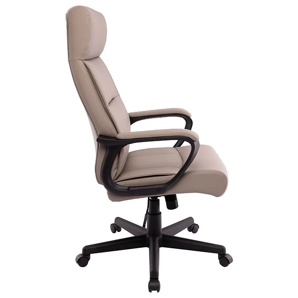 Quill Brand® Rutherford Luxura Manager Chair, Tan/Modern Gray (45609) 3 Quill Brand® Rutherford Luxura Manager Chair, Tan/Modern Gray (45609) - Image 3