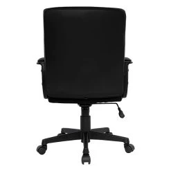 Quill Brand® Tervina Luxura Mid-Back Manager Chair, Black (56904) -Home furniture s1164473 s7