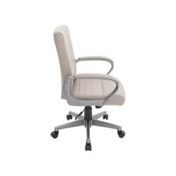 Quill Brand® Tervina Luxura Mid-Back Manager Chair, Cream (56905) -Home furniture s1197689 s7
