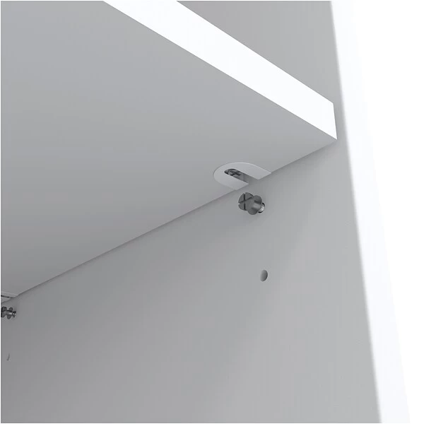 Union & Scale™ Essentials 5 Shelf 31"H Laminate Bookcase, White (UN56978) 3 Union & Scale™ Essentials 5 Shelf 31"H Laminate Bookcase, White (UN56978) - Image 3