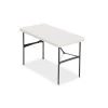 Quill Brand® Folding Table, 48"L X 24"W, Gray Granite (79203/54406)