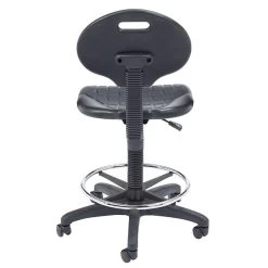 National Public Seating Kangaroo Stool 6700 Series Polyurethane Drafting Chair, Black (6722HB) -Home furniture sp103784001 s7