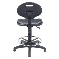 National Public Seating Kangaroo Stool 6700 Series Polyurethane Drafting Chair, Black (6722HB) -Home furniture sp103784040 s7
