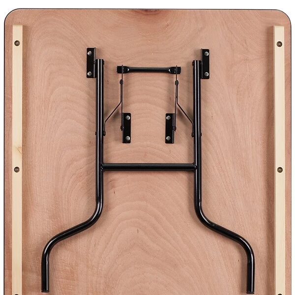 Flash Furniture 36''x72'' Rectangular Wood Folding Banquet Table W/Clear-Coat Finished Top (XA3672P) 4 Flash Furniture 36''x72'' Rectangular Wood Folding Banquet Table W/Clear-Coat Finished Top (XA3672P) - Image 4