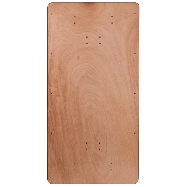 Flash Furniture 36''x72'' Rectangular Wood Folding Banquet Table W/Clear-Coat Finished Top (XA3672P) 8 Flash Furniture 36''x72'' Rectangular Wood Folding Banquet Table W/Clear-Coat Finished Top (XA3672P) - Image 8