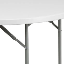 Flash Furniture 48'' Round Granite White Plastic Folding Table (RB48R) -Home furniture sp112222405 s7
