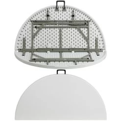 Flash Furniture 48'' Round Bi-Fold Granite White Plastic Folding Table (DAD122RZ) 13 Flash Furniture 48'' Round Bi-Fold Granite White Plastic Folding Table (DAD122RZ) -Home furniture sp112222450 s7