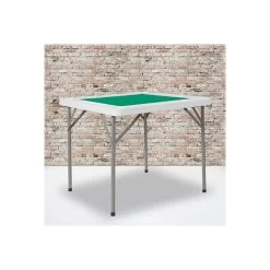 Flash Furniture 4-Player Folding Table, 34.5" X 34.5", Green/White (DAD-MJZ-88-GG) -Home furniture sp114328533 s7