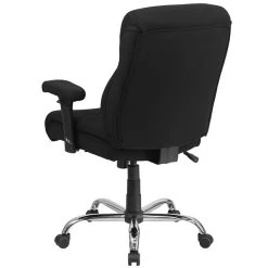 Flash Furniture HERCULES Series Ergonomic Fabric Swivel Big & Tall Task Office Chair, Black (GO2031F) -Home furniture sp116261560 s7
