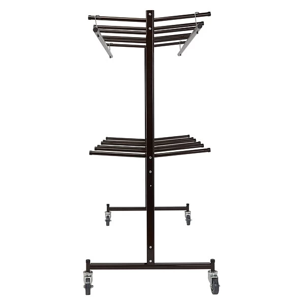NPS Folding Chair Dollies, Chair Truck W/ Checkerette Bars, Brown (84-60) 3 NPS Folding Chair Dollies, Chair Truck W/ Checkerette Bars, Brown (84-60) - Image 3