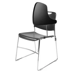 NPS 8500 Series Compact Stack Chair Left-Handed Tablet Arm, Black (TA85L) -Home furniture sp122994848 s7