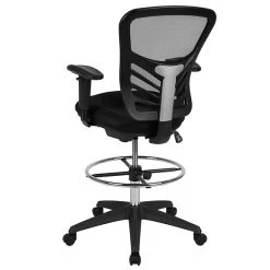 Flash Furniture Nylon Drafting Chair With Lumbar Support, Black (HL-0001-1CBLACK-GG) 13 Flash Furniture Nylon Drafting Chair With Lumbar Support, Black (HL-0001-1CBLACK-GG) -Home furniture sp124517807 s7