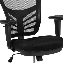 Flash Furniture Nylon Drafting Chair With Lumbar Support, Black (HL-0001-1CBLACK-GG) 14 Flash Furniture Nylon Drafting Chair With Lumbar Support, Black (HL-0001-1CBLACK-GG) -Home furniture sp124517991 s7
