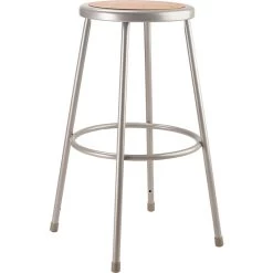 NPS 6200 Series 30" Heavy Duty Steel Stool, Gray - 2 Pack (6230/2)