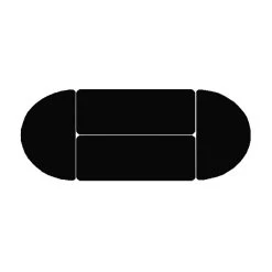 Correll 24"W X 48"L Laminate Top Adjustable Training Table Black Granite (FT2448-07) -Home furniture sp12640414 s7 3