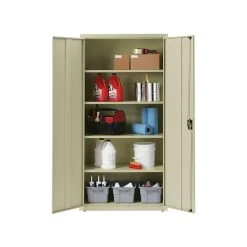 Hirsh 72" Steel Storage Cabinet With 5 Shelves, Putty (22004) 12 Hirsh 72" Steel Storage Cabinet With 5 Shelves, Putty (22004) -Home furniture sp126837073 s7