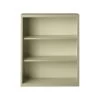 Hirsh HL8000 Series 3-Shelf 42"H Steel Bookcase, Putty (21989)