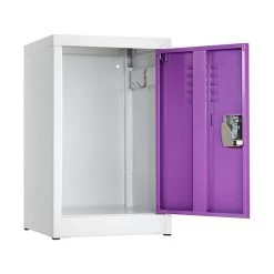 AdirOffice 24" Steel Single Tier Purple Storage Locker (629-02-PUR)