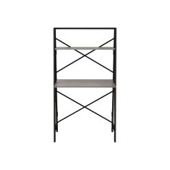 Homenations Folding Table, 31.5" X 16", Black/Brown (SH-OF-2662)