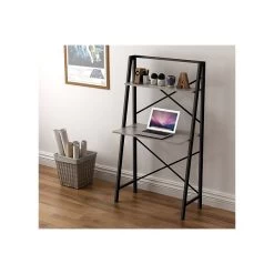Homenations Folding Table, 31.5" X 16", Black/Brown (SH-OF-2662) -Home furniture sp129640556 s7