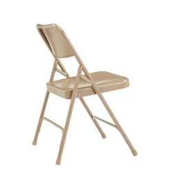 NPS 200 Series All-Steel Armless Premium Folding Chair, Beige, 4 Pack (201/4) -Home furniture sp130557972 s7