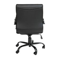 Flash Furniture Whitney Ergonomic LeatherSoft Swivel Mid-Back Executive Office Chair, Black/Black (GO2286MBKBK) 14 Flash Furniture Whitney Ergonomic LeatherSoft Swivel Mid-Back Executive Office Chair, Black/Black (GO2286MBKBK) -Home furniture sp133536224 s7