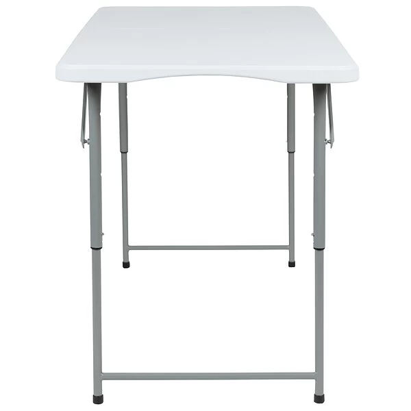 Flash Furniture Folding Table, 47.5"L X 23.75"W, Granite White (RB2448ADJ2) 7 Flash Furniture Folding Table, 47.5"L X 23.75"W, Granite White (RB2448ADJ2) - Image 7