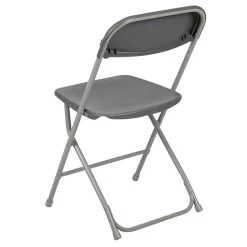 Flash Furniture HERCULES Premium Catering Events/School/Game Night/Wedding/Barbecue Stacking & Folding Chair, Gray -Home furniture sp134861550 s7