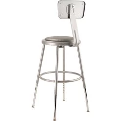 NPS 6400 Series Armless Vinyal Height Adjustable Padded 18 Inch Stool With Backrest, Gray , 5 Pack (6418HB/5) 11 NPS 6400 Series Armless Vinyal Height Adjustable Padded 18 Inch Stool With Backrest, Gray , 5 Pack (6418HB/5) -Home furniture sp135113610 s7