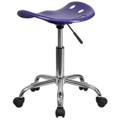 Flash Furniture Vibrant Tractor Seat And Chrome Stool, Violet 13 Flash Furniture Vibrant Tractor Seat And Chrome Stool, Violet -Home furniture sp137082406 s7