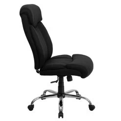 Flash Furniture HERCULES Series Armless Ergonomic Fabric Swivel Big & Tall Executive Office Chair, Black (GO1235BKFAB) -Home furniture sp137085679 s7
