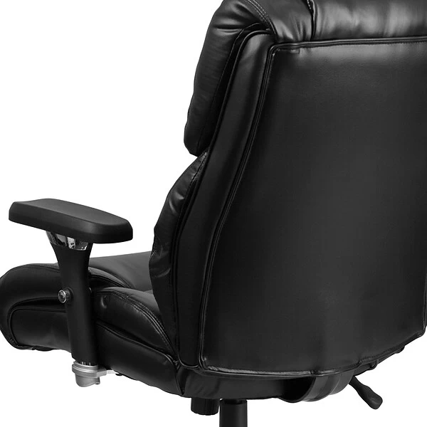 Flash Furniture HERCULES Series LeatherSoft Swivel 24/7 Intensive Use Big & Tall Executive Office Chair, Black (GO2149LEA) 8 Flash Furniture HERCULES Series LeatherSoft Swivel 24/7 Intensive Use Big & Tall Executive Office Chair, Black (GO2149LEA) - Image 8