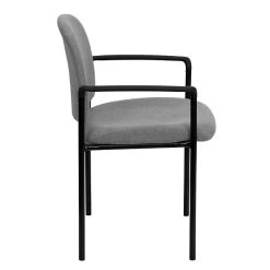 Flash Furniture Fabric Stackable Steel Side Chairs W/Arms (BT5161GY) -Home furniture sp137096255 s7
