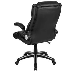 Flash Furniture Hansel LeatherSoft Swivel Executive Office Chair, Black (BT9896H) -Home furniture sp137097614 s7