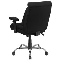 Flash Furniture HERCULES Series Ergonomic Fabric Swivel Big & Tall Tufted Task Office Chair, Black (GO2073F) -Home furniture sp137203425 s7