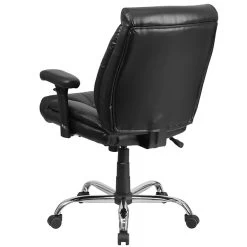Flash Furniture HERCULES Series Ergonomic LeatherSoft Swivel Big & Tall Tufted Task Office Chair, Black (GO2073LEA) -Home furniture sp137203435 s7
