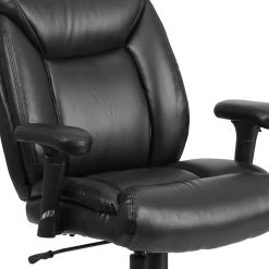 Flash Furniture HERCULES Series Ergonomic LeatherSoft Swivel Big & Tall Tufted Task Office Chair, Black (GO2073LEA) -Home furniture sp137203437 s7