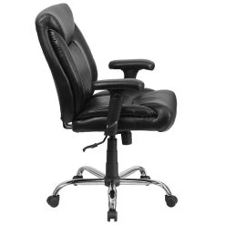 Flash Furniture HERCULES Series Ergonomic LeatherSoft Swivel Big & Tall Tufted Task Office Chair, Black (GO2073LEA) -Home furniture sp137203438 s7