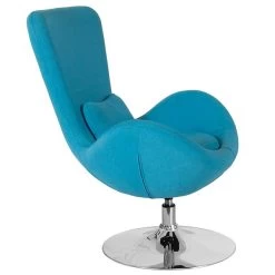 Aqua Fabric Egg Series Reception-Lounge-Side Chair [CH-162430-AQ-FAB-GG] -Home furniture sp137394596 s7