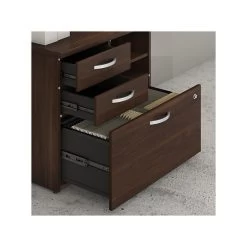 Bush Business Furniture Studio C Office Storage Cabinet With Drawers And Shelves, Black Walnut (SCF130BWSU) -Home furniture sp143680526 s7