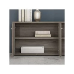 Bush Business Furniture Studio C Low Storage Cabinet With Doors And Shelves, Modern Hickory (SCS160MH) 10 Bush Business Furniture Studio C Low Storage Cabinet With Doors And Shelves, Modern Hickory (SCS160MH) -Home furniture sp143680610 s7