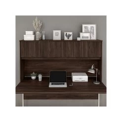 Bush Business Furniture HybridY 71 "W Desktop Hutch, Black Walnut (HYH172BW-Z)