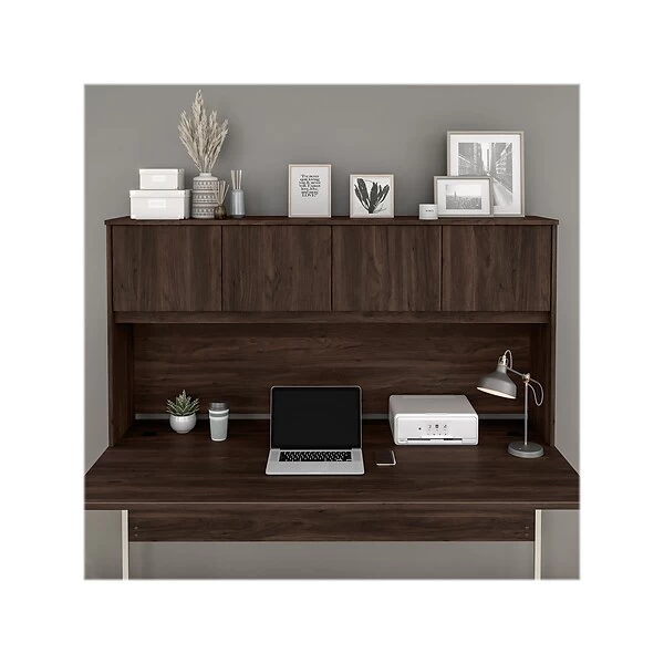 Bush Business Furniture HybridY 71 "W Desktop Hutch, Black Walnut (HYH172BW-Z) 1 Bush Business Furniture HybridY 71 "W Desktop Hutch, Black Walnut (HYH172BW-Z)