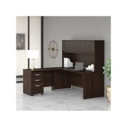 Bush Business Furniture Studio C 72"W Computer Desk, Black Walnut (SCD272BW) -Home furniture sp144158240 s7