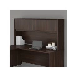 Bush Business Furniture Studio C 72W Desk Hutch, Black Walnut (SCH172BW)