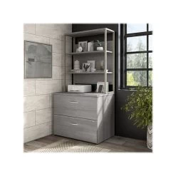 Bush Business Furniture Hybrid 36 "W Desktop Hutch, Platinum Gray (HYH236PG) -Home furniture sp144811303 s7