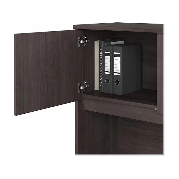 Bush Business Furniture Hybrid 72 "W Desktop Hutch, Storm Gray (HYH172SG-Z) 4 Bush Business Furniture Hybrid 72 "W Desktop Hutch, Storm Gray (HYH172SG-Z) - Image 4