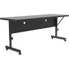 Correll Folding Table, 60" X 24", Black/Gray Granite (FT2460TF-15)