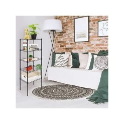 Mount-It! 5-Tier Metal Shelving Unit, 17", Black (MI-7861) 11 Mount-It! 5-Tier Metal Shelving Unit, 17", Black (MI-7861) -Home furniture sp148296765 s7